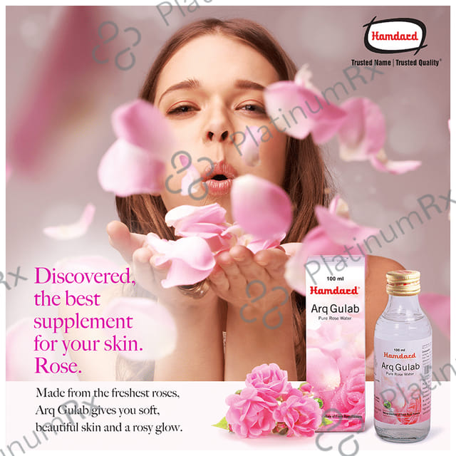 Hamdard Arq Gulab Pure Gulab Jal/ Rose Water