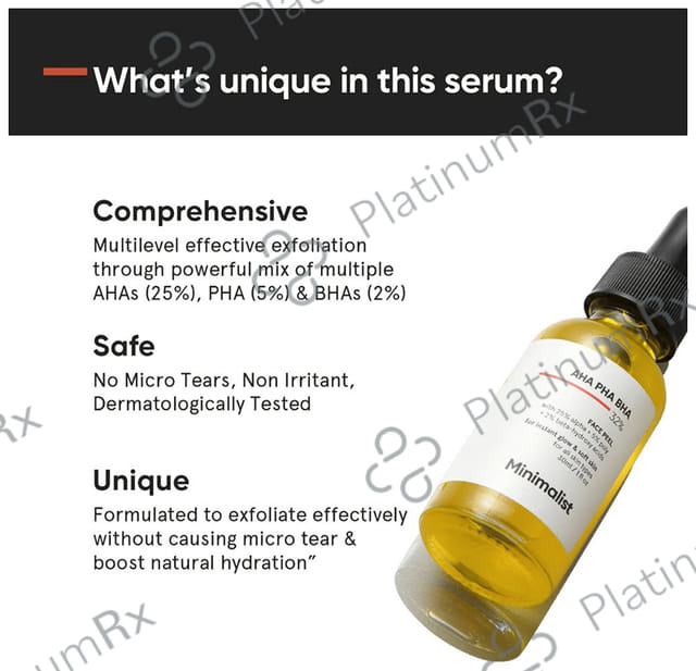 Minimalist 32% AHA PHA BHA Face Peel Serum 30ml