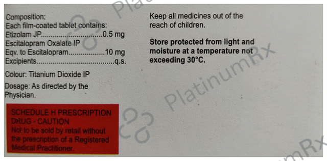Folpose Plus 10/0.5mg Tablet 10s