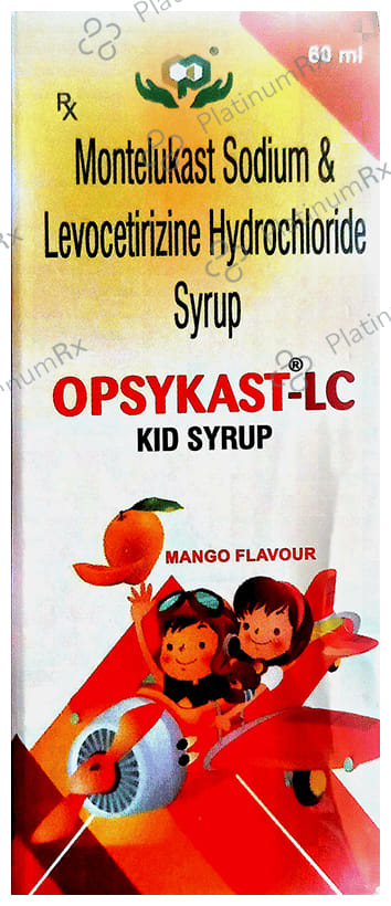 Opsykast LC 2.5/4mg Kid Syrup Mango 60ml