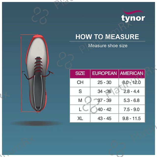Tynor D43 Foot Drop Splint with Liner XL Left