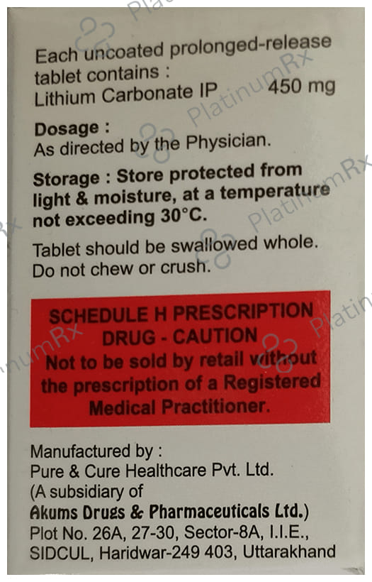 PTM Sure 450mg Tablet PR