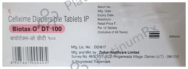 Biotax O 100mg Tablet 10s