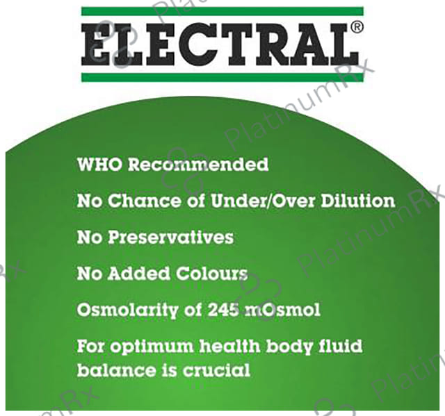 Electral ORS Orange Flavour Powder 21.8gm