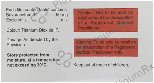 Brivasure 50mg Tablet 15s