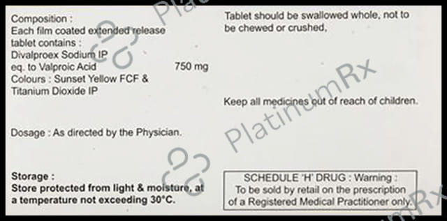 Divalgress 750mg Tablet ER 10s