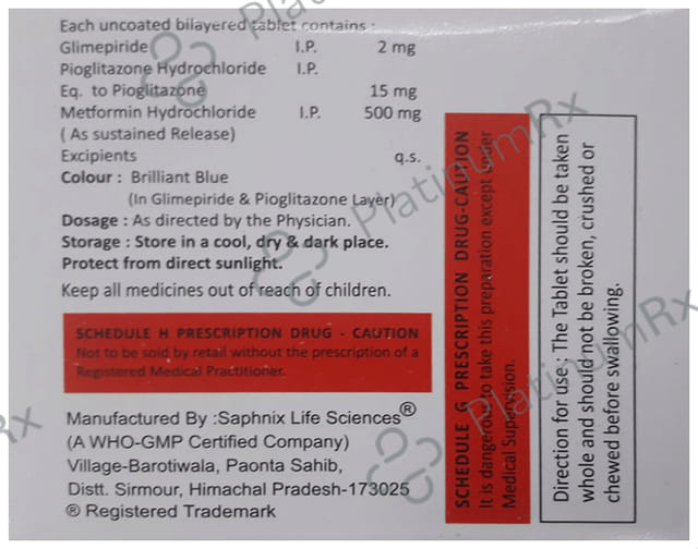 Adzomet PG 2 Tablet SR 10s