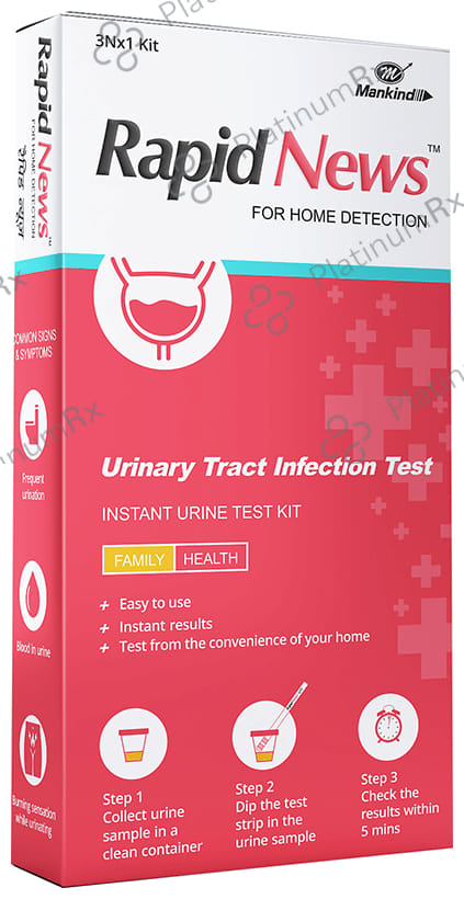 Rapid News Urinary Tract Infection Test Kit