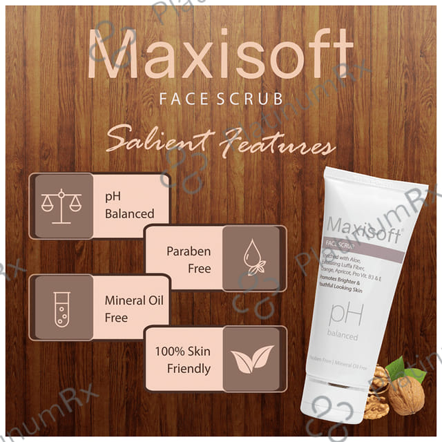 Maxisoft Face Scrub (100gm Each) 1 Tube