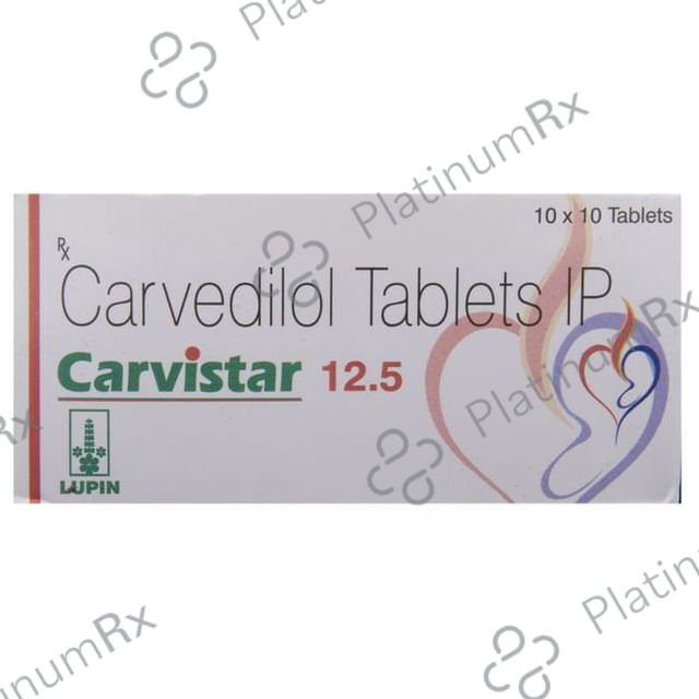 Carvistar 12.5mg Tablet 10s