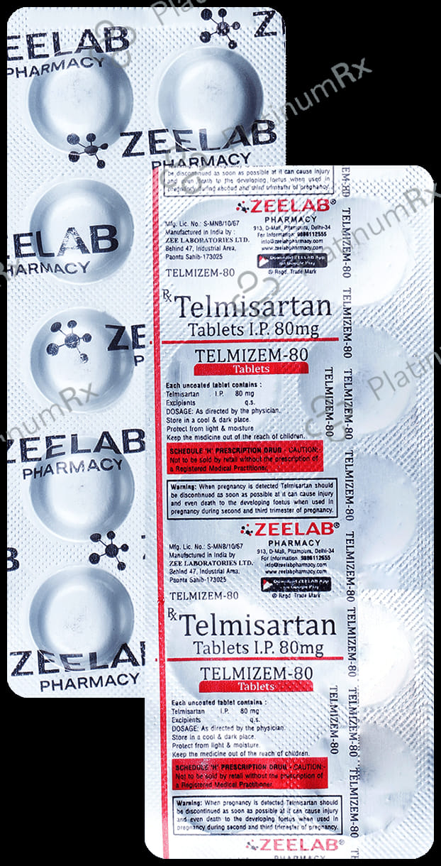 Telmizem 80 Tablet