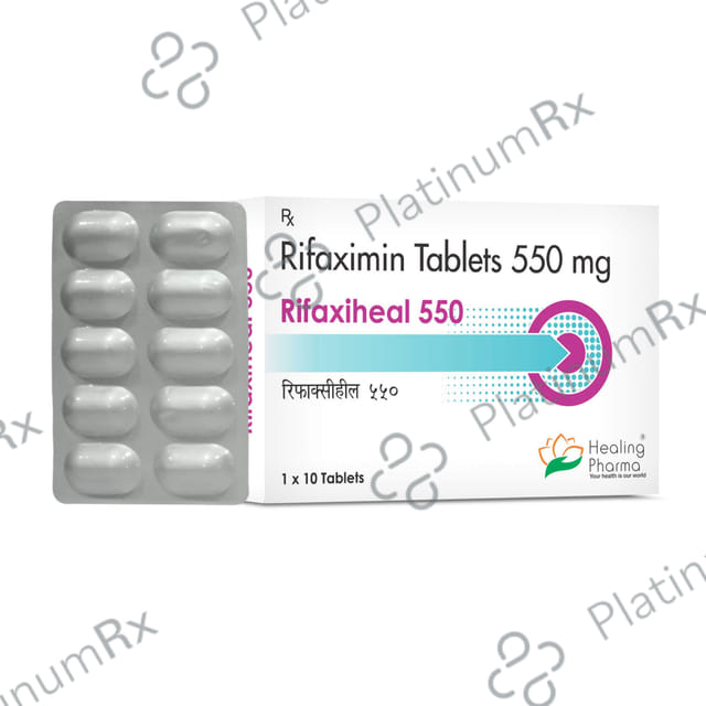 Rifaxiheal 550mg Tablet 10s
