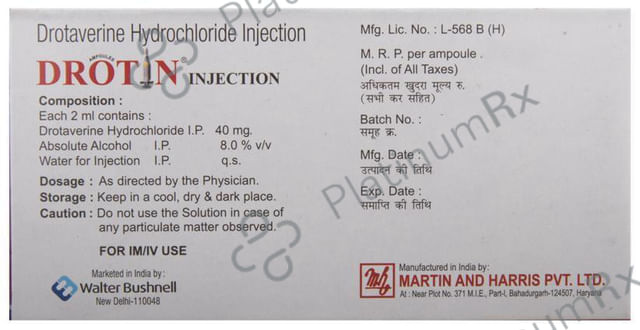 Drotin 40mg Injection 10s