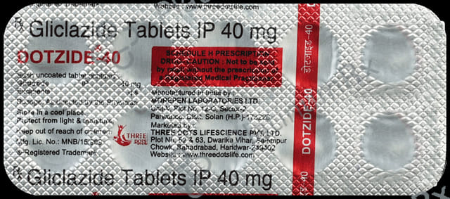Dotzide 40mg Tablet 10s