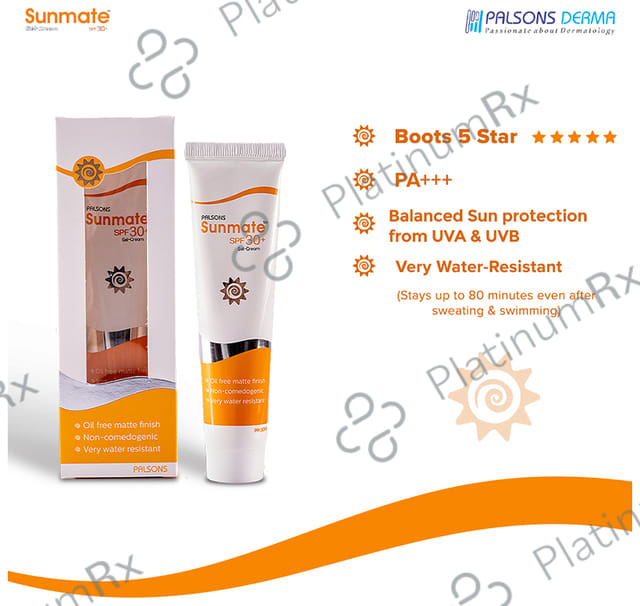 Sunmate Spf 30 Plus Gel Cream 50gm