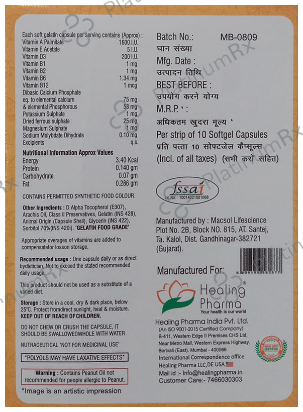 Bodyheal Plus Capsule 10s