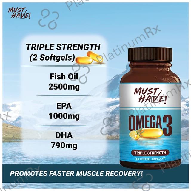 Must Have Omega 3 Soft Gelatin Capsule 60s