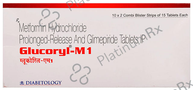 Glucoryl M 1/500mg Tablet PR 15s