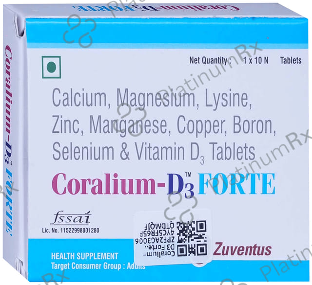 Coralium D3 Forte Tablet 10s