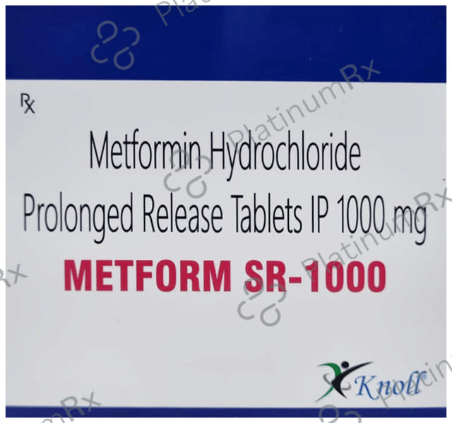 Metform 1000mg Tablet SR 10s