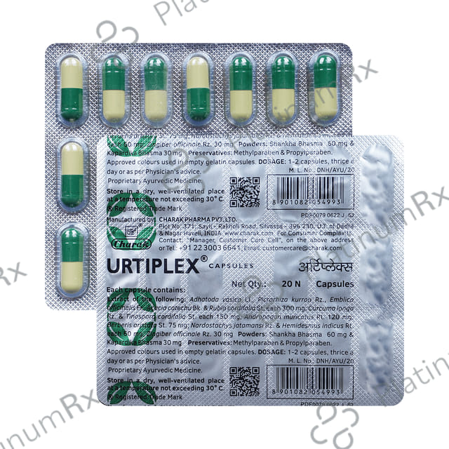Urtiplex Capsule 20s