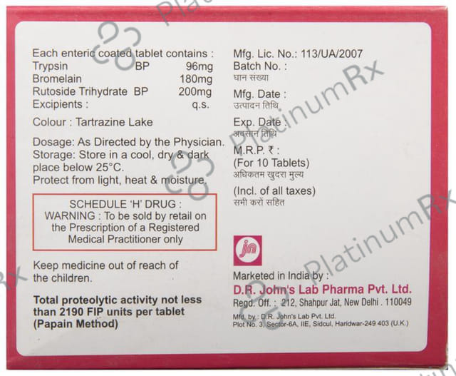 Jubiflam Forte 180/200/96mg Tablet 10s