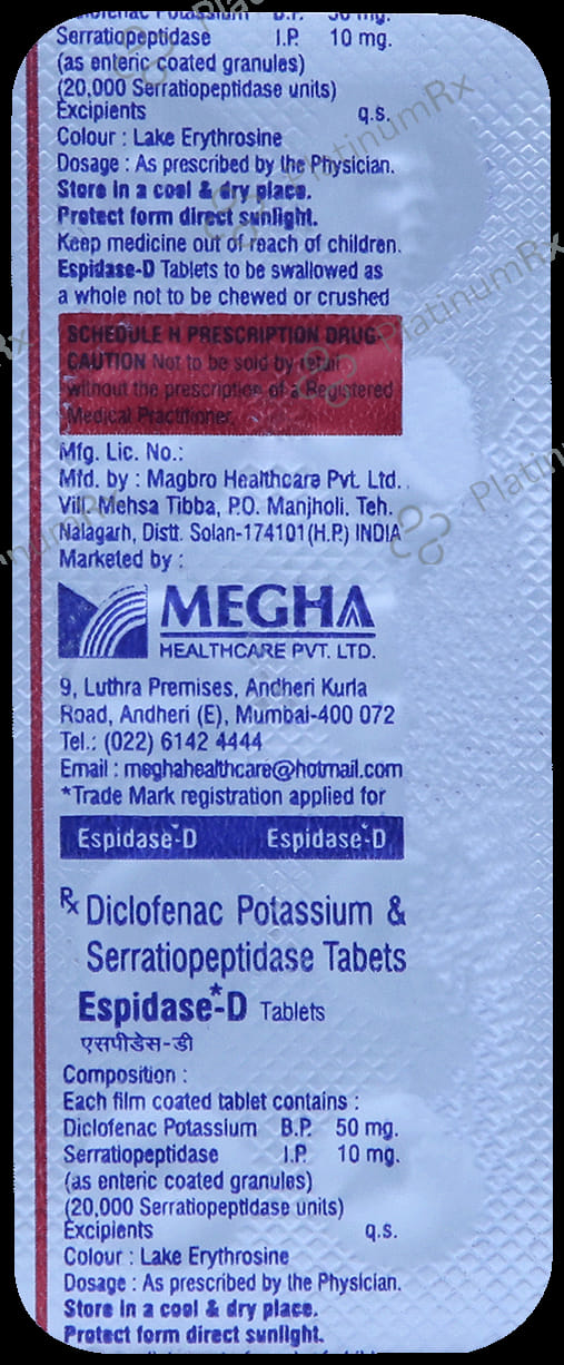 Espidase D Tablet
