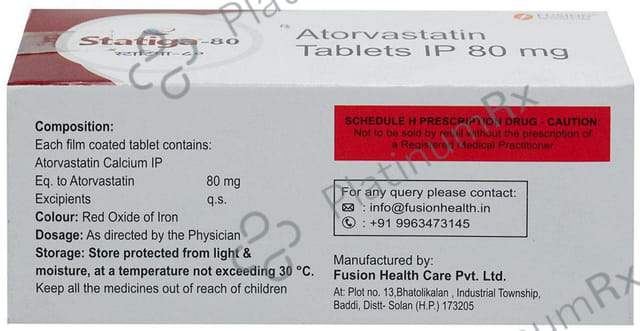 Statiga 80mg Tablet 10s