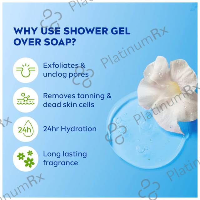 Nivea Nivea Shower Gel Frangipani & Oil 125 ml