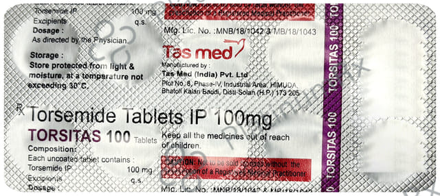 Torsitas 100mg Tablet 10s