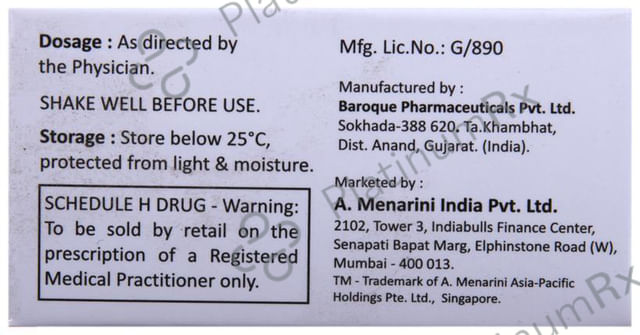 Distaclor 50mg Oral Suspension 10ml