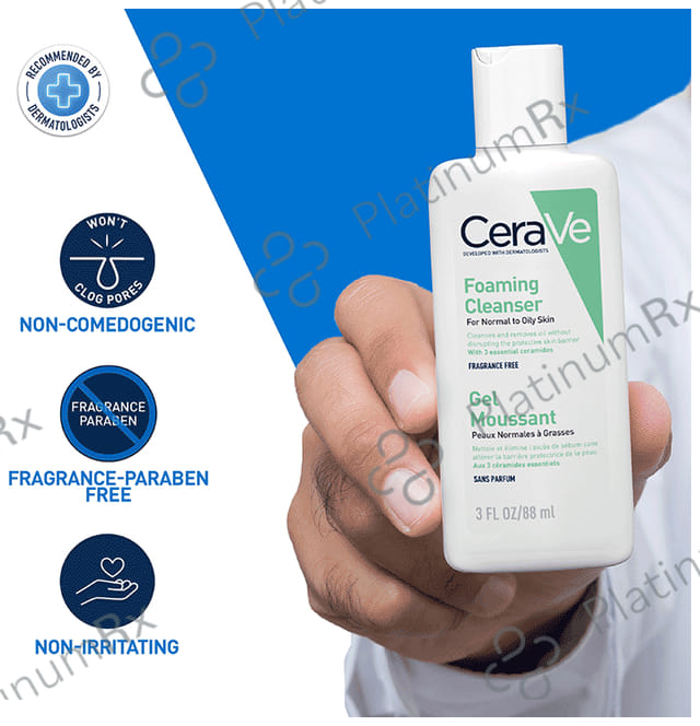CeraVe Foaming Cleanser for Normal & Oily Skin 88 ml