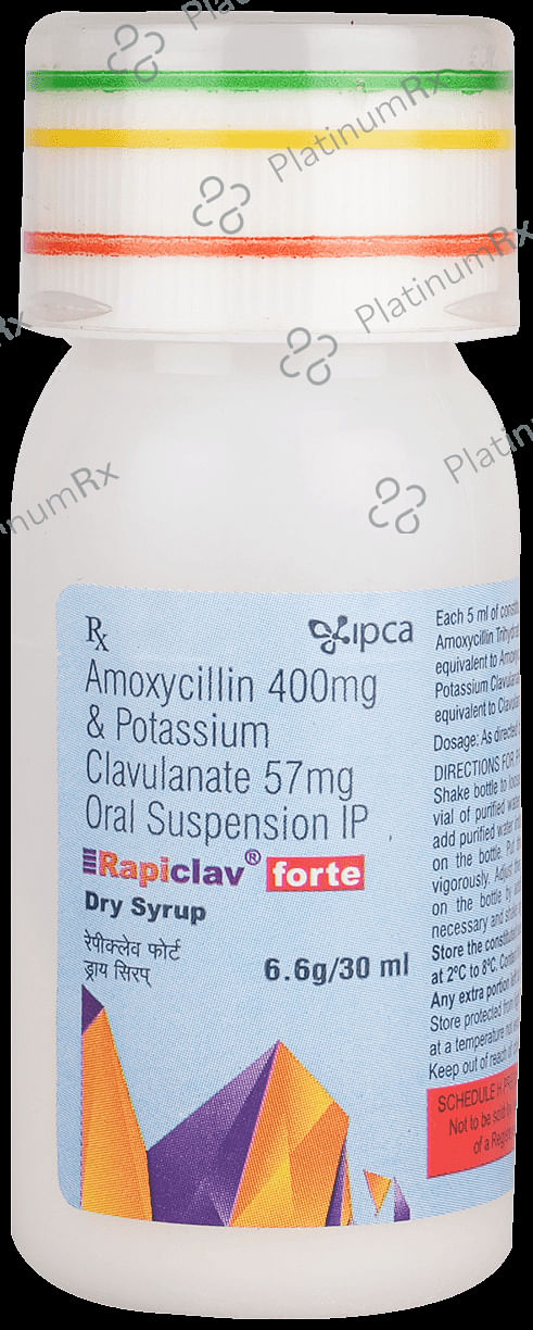 Rapiclav Forte 400/57mg Dry Syrup 30ml
