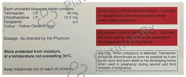 Telurize 12.5/40mg CH Tablet 10s