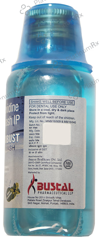 Chlorxibust Mint Flavour Mouth Wash 100ml