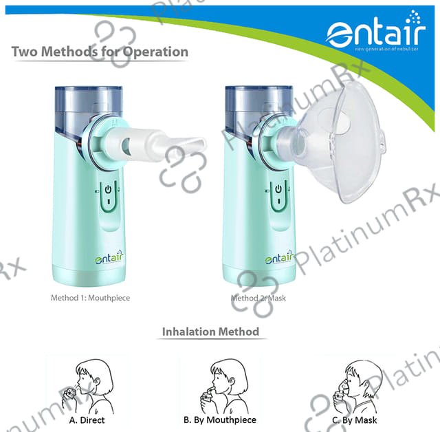Entair YS 30 Portable Mesh Nebulizer Blue