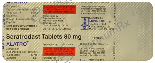 Alatro 80mg Tablet 10s