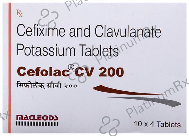 Cefolac CV 200/125mg Tablet 4s