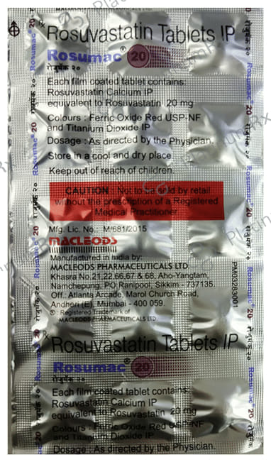 Rosumac 20mg Tablet 15s