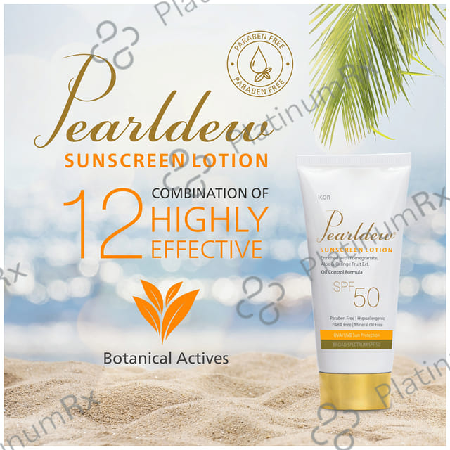 Pearldew Sunscreen SPF 50 Lotion 50ml