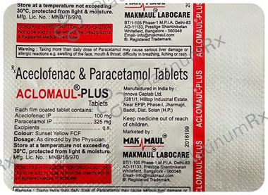 Aclomaul Plus Tablet 10s