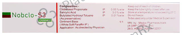 Nobclo S3 Ointment 20gm