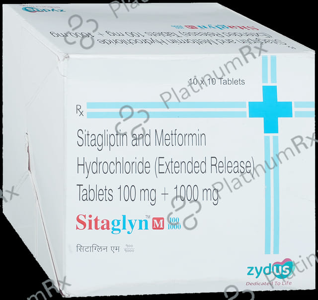 Sitaglyn M 100/1000mg Tablet ER 10s