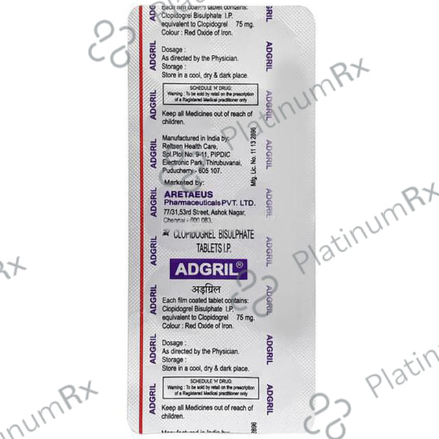Adgril 75mg Tablet 10s
