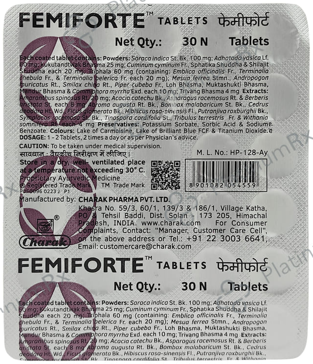Charak Femiforte Tablet 30s