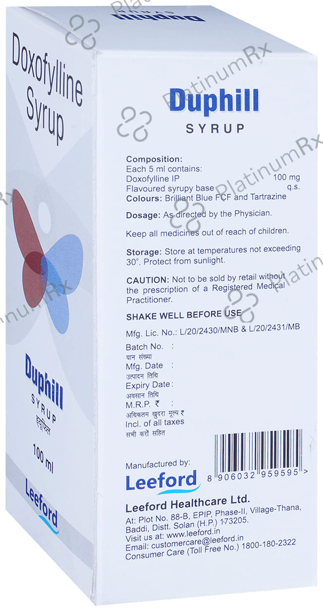 Duphill 100mg Syrup 100ml