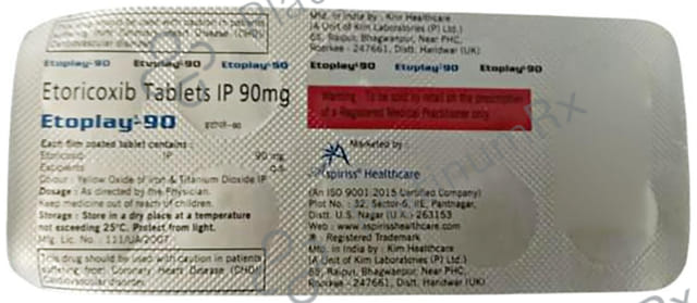 Etoplay 90mg Tablet
