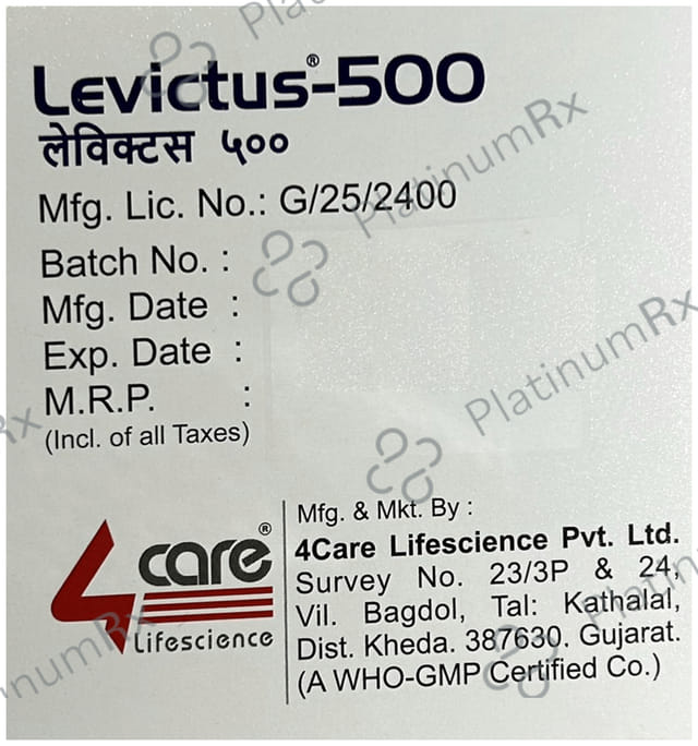 Levictus 500mg Tablet 10s