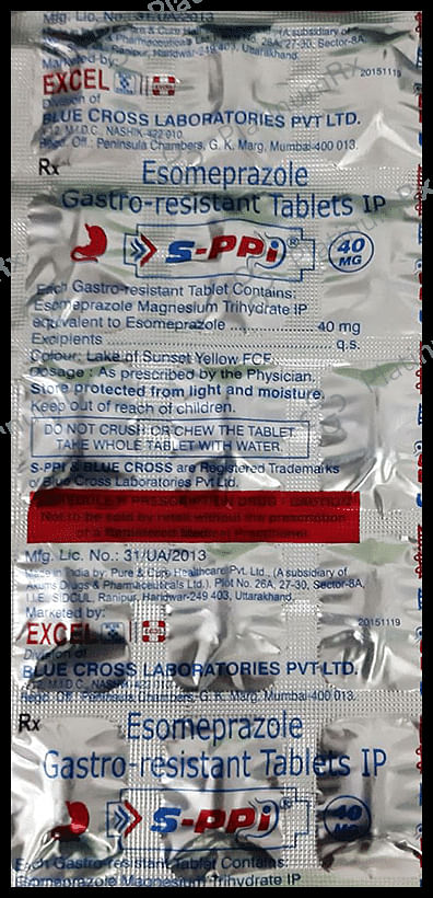 Sppi 40mg Tablet 15 Tablet