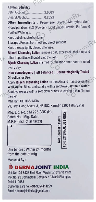 Rijachi Cleansing Lotion 150ml